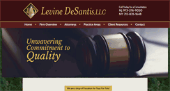 Desktop Screenshot of levinedesantis.com